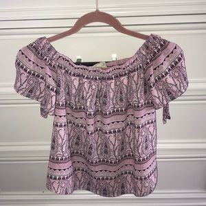 Off the shoulder shirt
